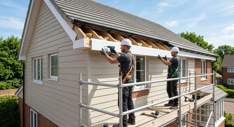 Garage Fascia Replacement in Conroe, TX