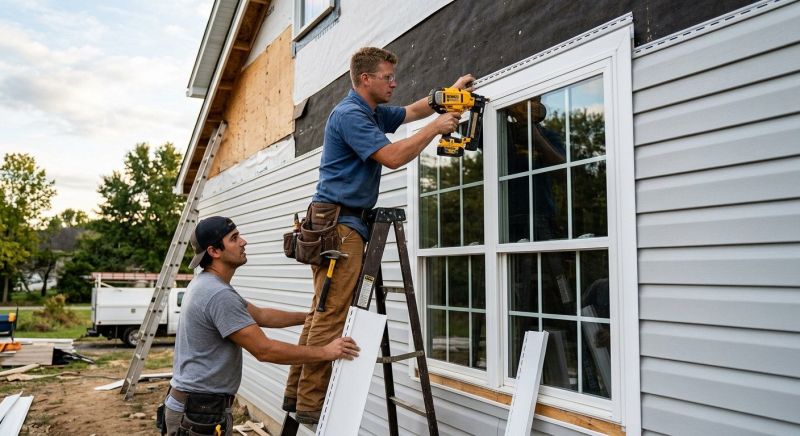 Aluminum Trim Installation in Olathe, KS