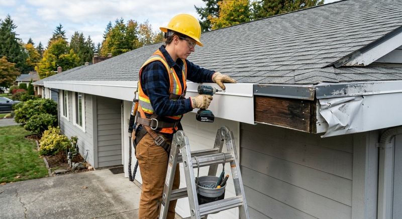 Garage Fascia Repair in Kansas City, KS