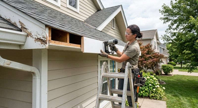 Metal Fascia Repair in Alpharetta, GA