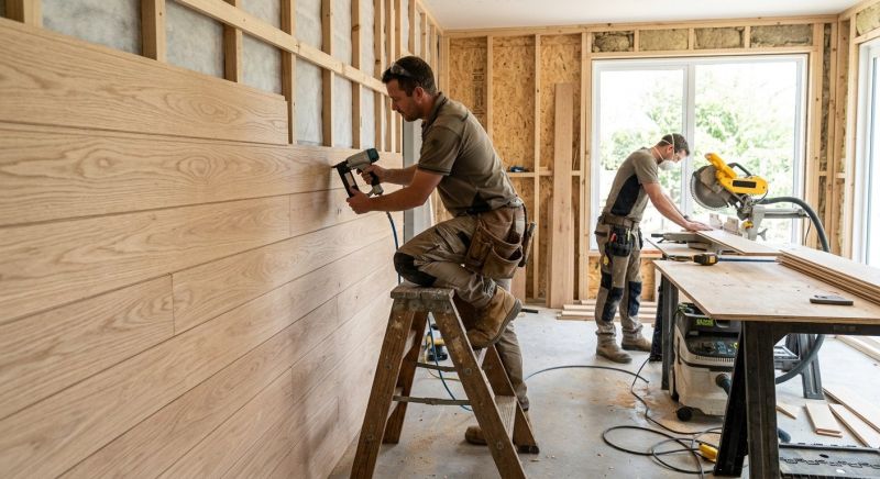 Wall Paneling Installation in Wilmington, NC